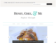 Tablet Screenshot of honeygheeandme.com